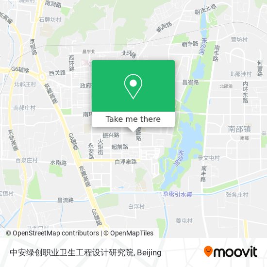 中安绿创职业卫生工程设计研究院 map