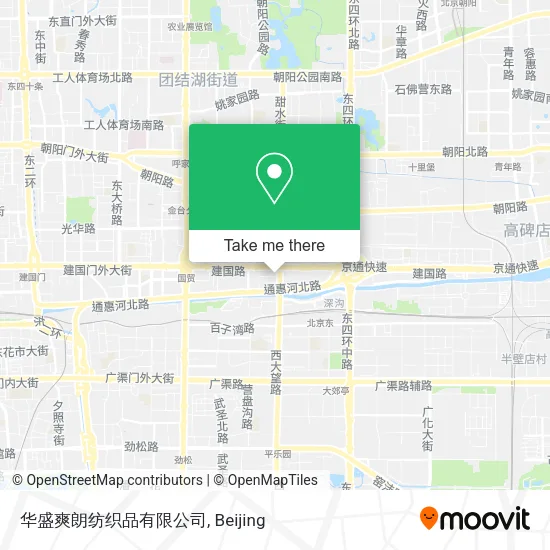 华盛爽朗纺织品有限公司 map