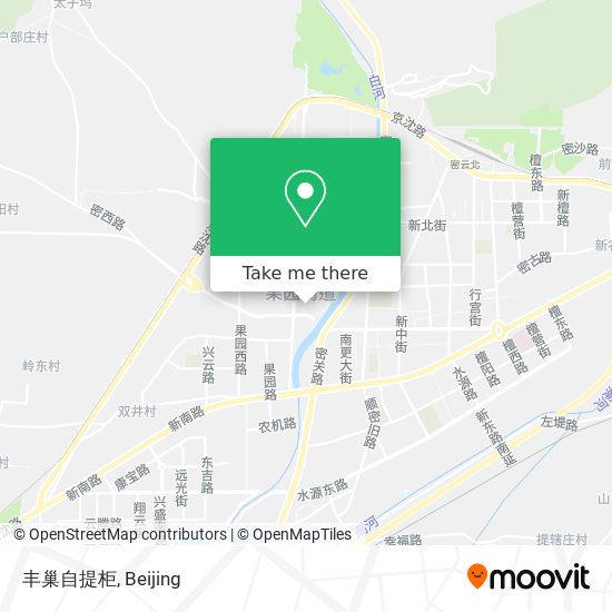 丰巢自提柜 map