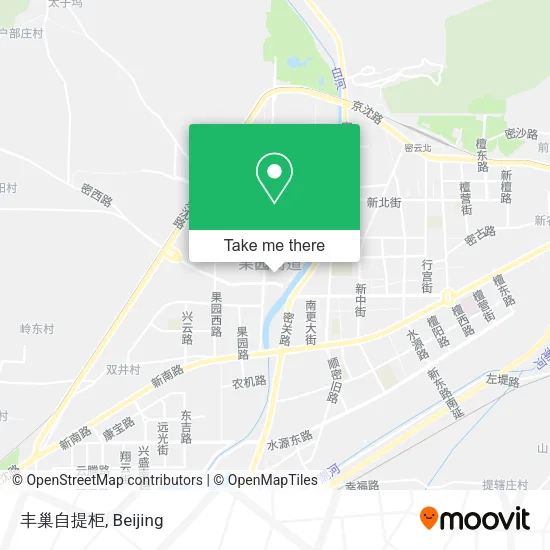 丰巢自提柜 map
