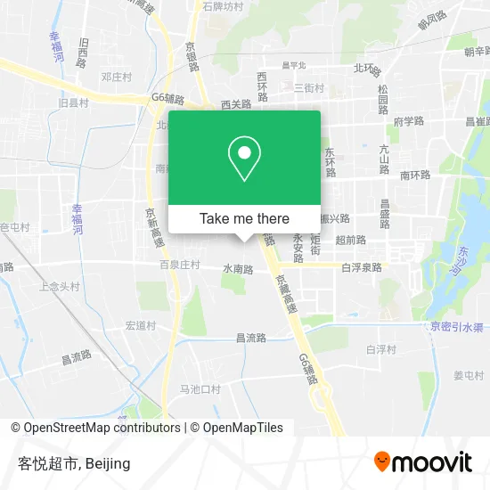 客悦超市 map