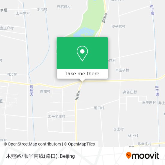 木燕路/顺平南线(路口) map