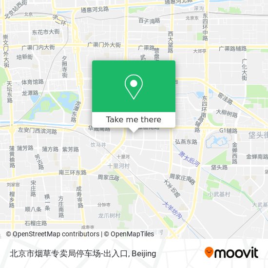 北京市烟草专卖局停车场-出入口 map