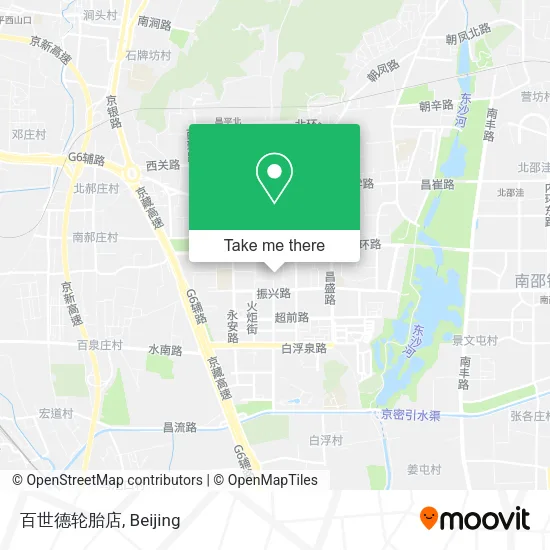 百世德轮胎店 map