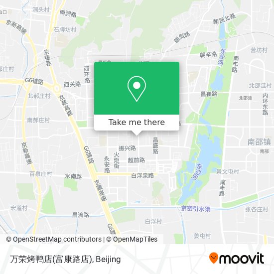 万荣烤鸭店(富康路店) map