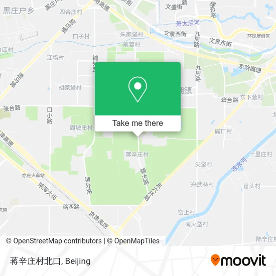 蒋辛庄村北口 map