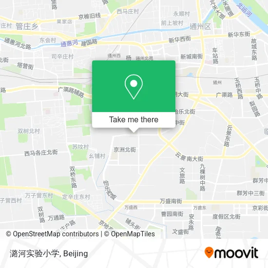 潞河实验小学 map