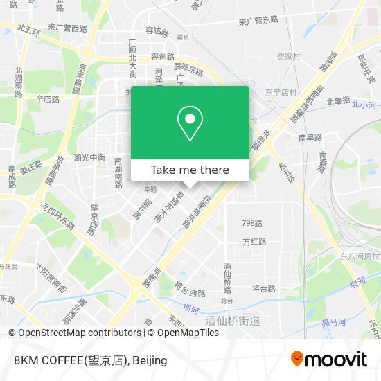 8KM COFFEE(望京店) map
