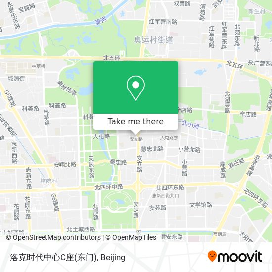 洛克时代中心C座(东门) map