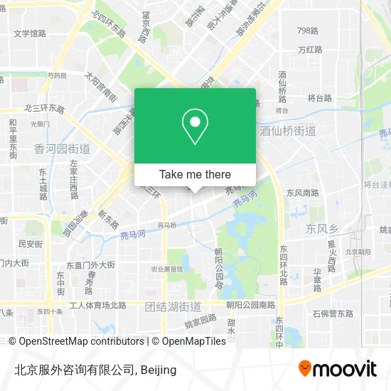 北京服外咨询有限公司 map