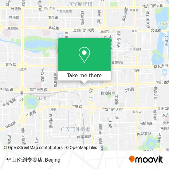 华山论剑专卖店 map