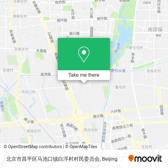 北京市昌平区马池口镇白浮村村民委员会 map