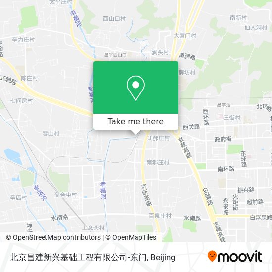 北京昌建新兴基础工程有限公司-东门 map