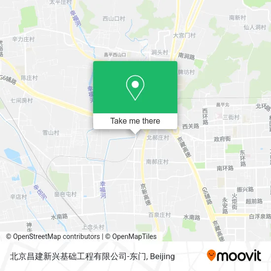 北京昌建新兴基础工程有限公司-东门 map