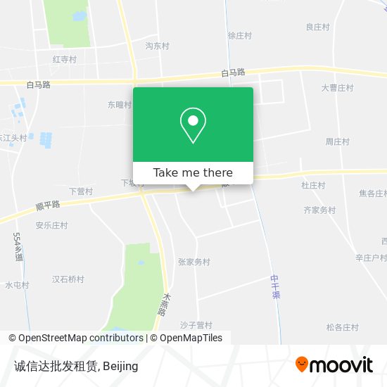 诚信达批发租赁 map