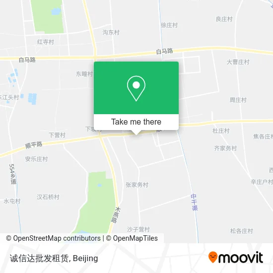 诚信达批发租赁 map