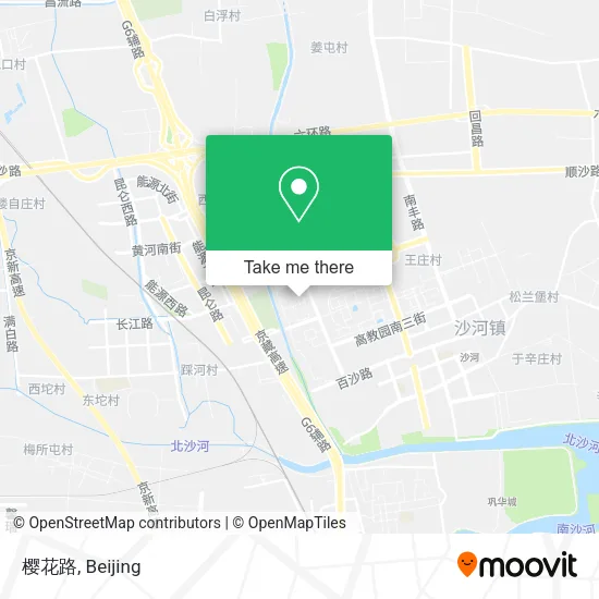 樱花路 map