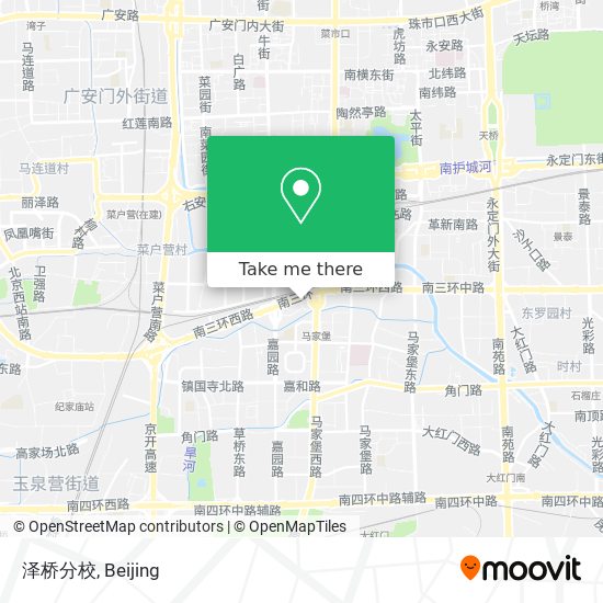 泽桥分校 map