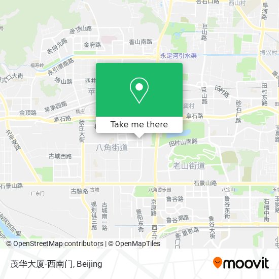 茂华大厦-西南门 map
