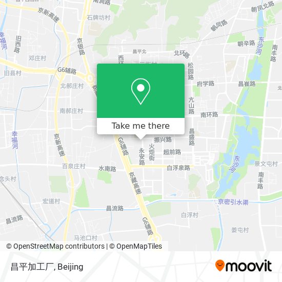 昌平加工厂 map