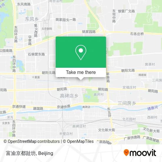 富渝京都趾坊 map