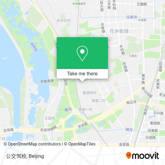 公交驾校 map