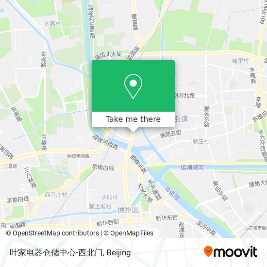 叶家电器仓储中心-西北门 map