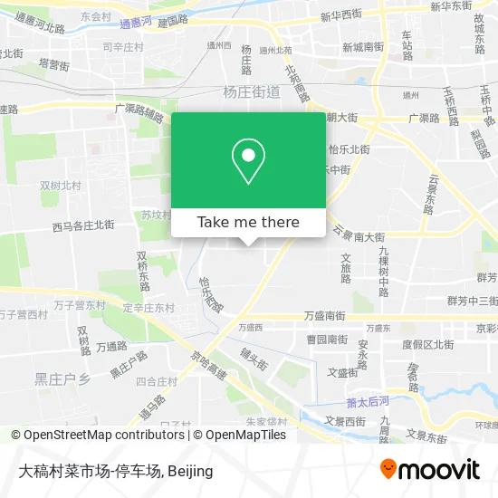 大稿村菜市场-停车场 map
