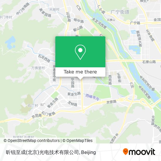 昕锐至成(北京)光电技术有限公司 map