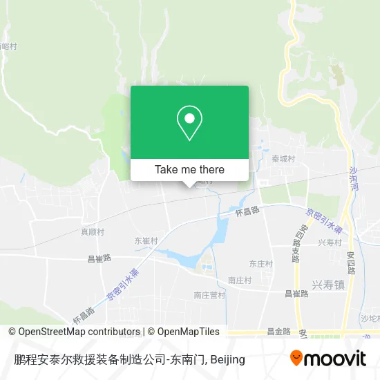 鹏程安泰尔救援装备制造公司-东南门 map