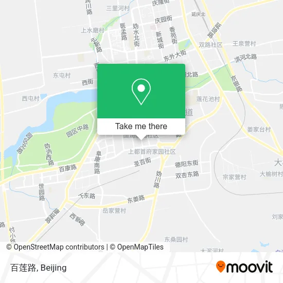 百莲路 map