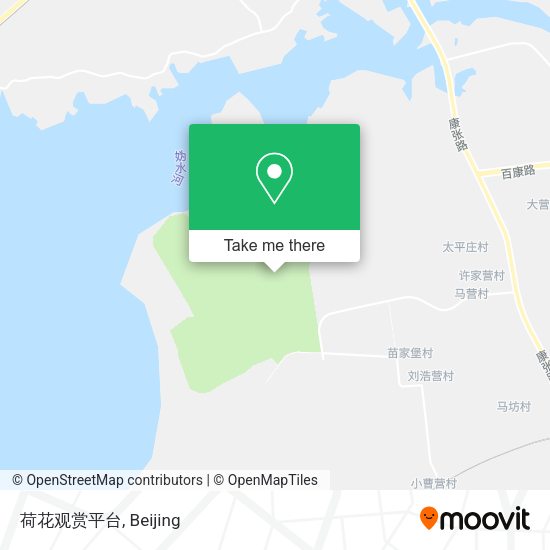 荷花观赏平台 map