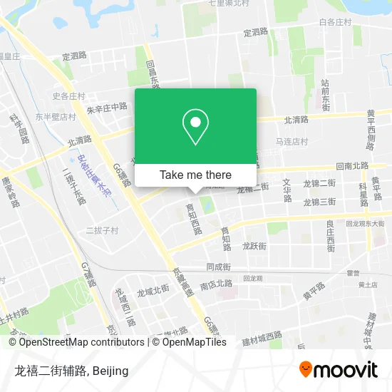 龙禧二街辅路 map