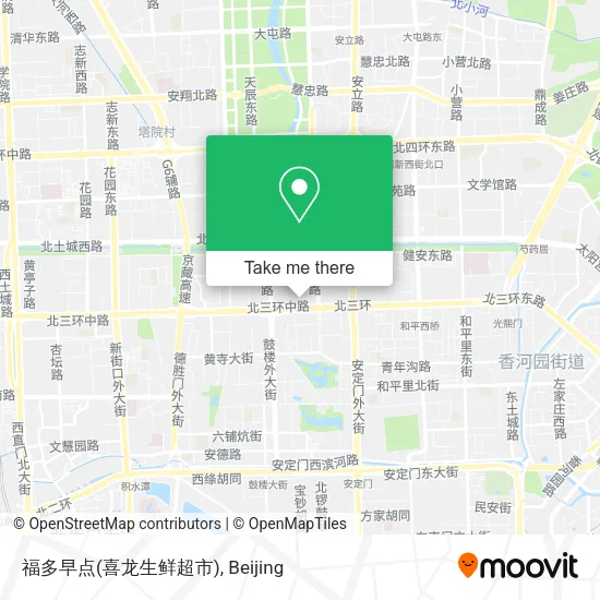 福多早点(喜龙生鲜超市) map