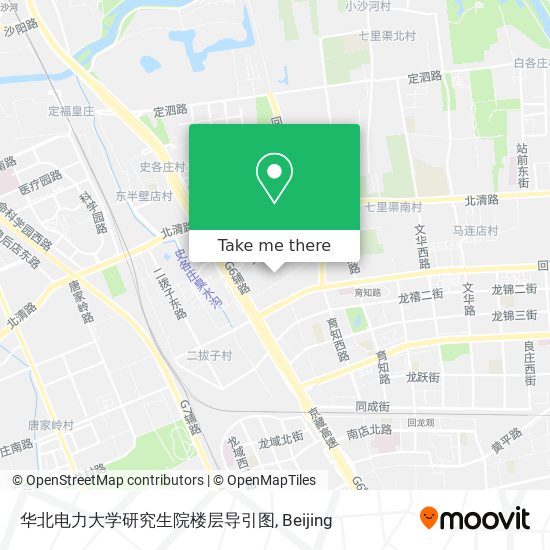 华北电力大学研究生院楼层导引图 map