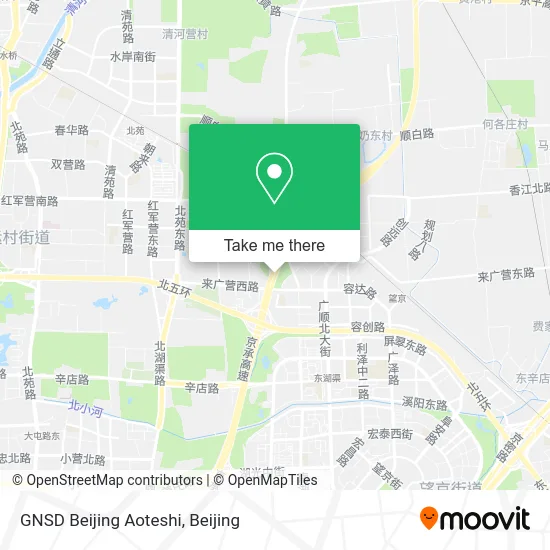 GNSD Beijing Aoteshi map