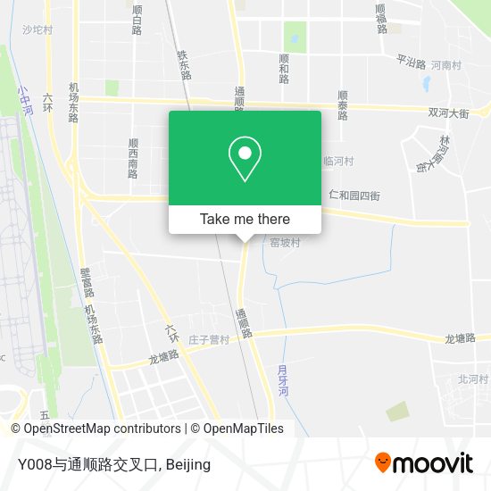 Y008与通顺路交叉口 map
