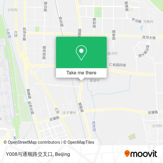 Y008与通顺路交叉口 map