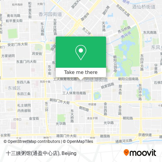 十三姨粥馆(通盈中心店) map