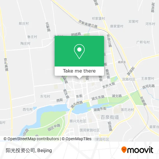阳光投资公司 map