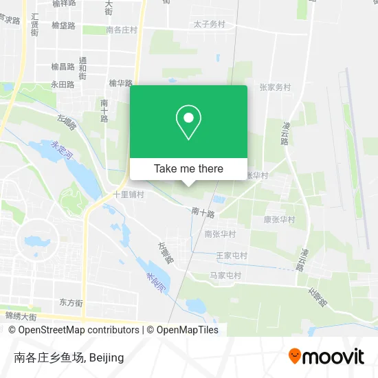 南各庄乡鱼场 map