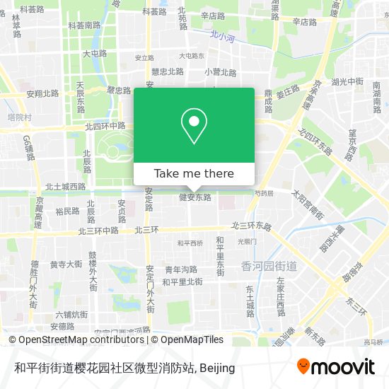 和平街街道樱花园社区微型消防站 map