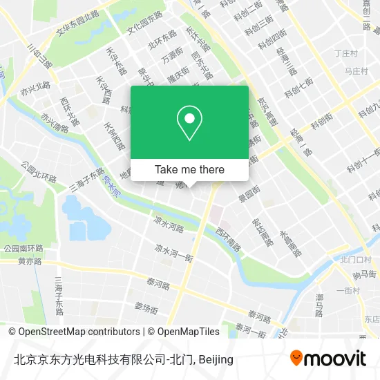 北京京东方光电科技有限公司-北门 map