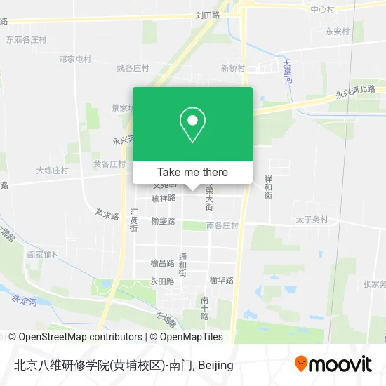 北京八维研修学院(黄埔校区)-南门 map