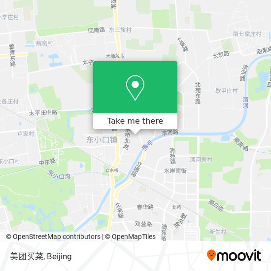 美团买菜 map