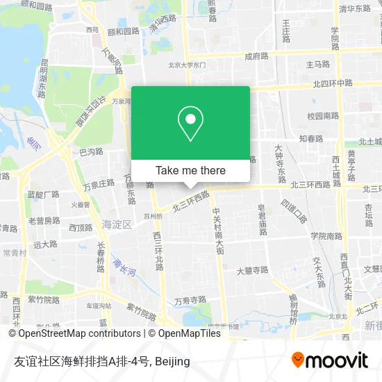友谊社区海鲜排挡A排-4号 map