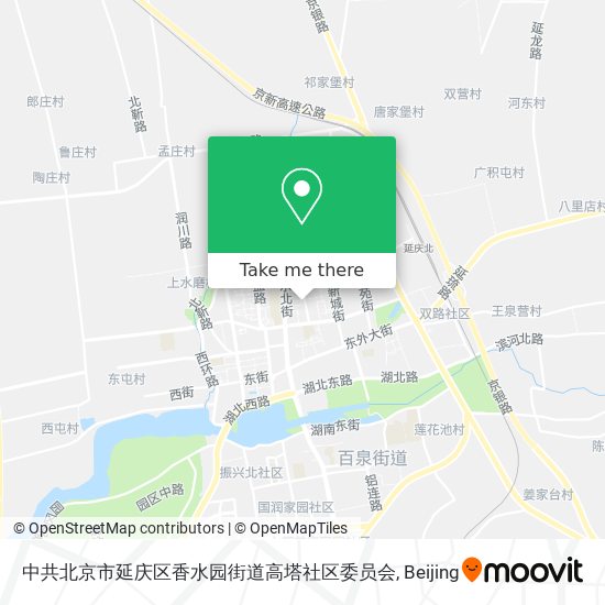 中共北京市延庆区香水园街道高塔社区委员会 map