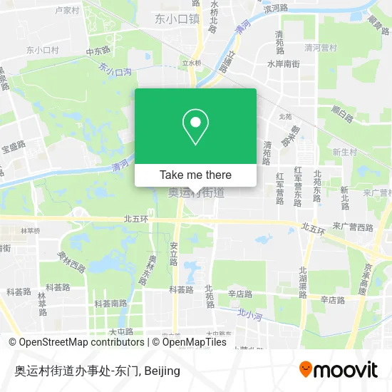 奥运村街道办事处-东门 map
