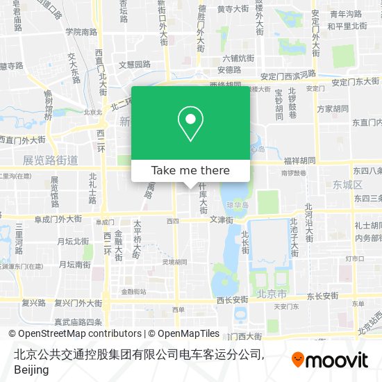 北京公共交通控股集团有限公司电车客运分公司 map