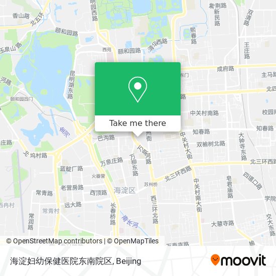 海淀妇幼保健医院东南院区 map